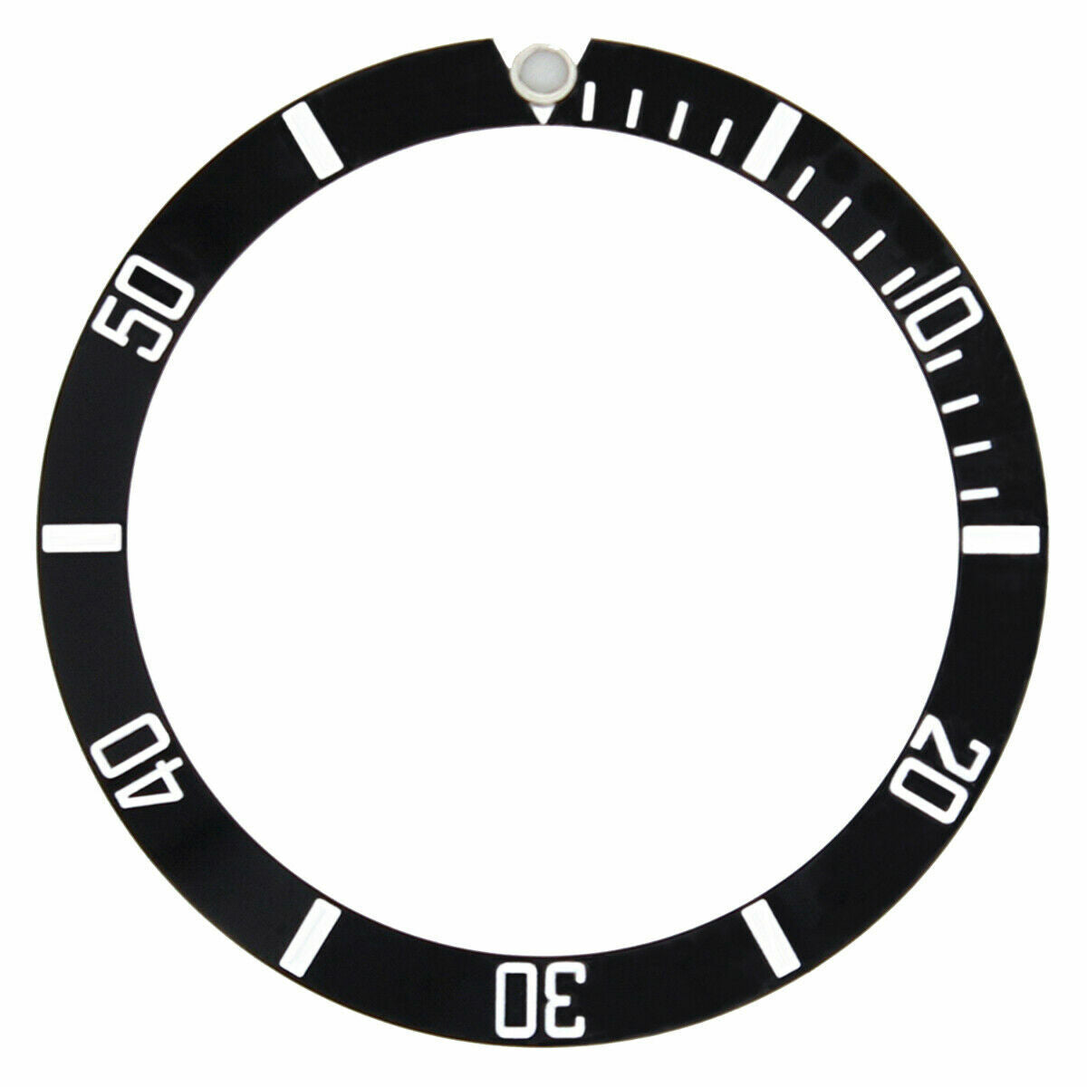SEADWELLER BEZEL INSERT WATCH PART FOR ROLEX 16600, 16660 BLACK