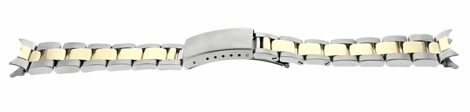 20MM TWO TONE REAL GOLD OYSTER WATCH BAND STRAP FOR ROLEX 36MM DATEJUST