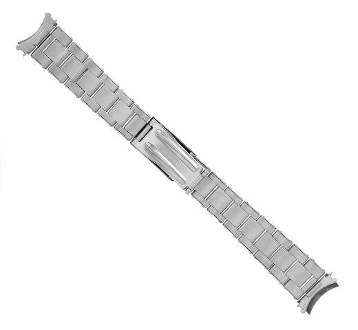 STAINLESS STEEL OYSTER WATCH BAND FOR ROLEX 19MM DATE 34MM CASE RIVITED STYLE
