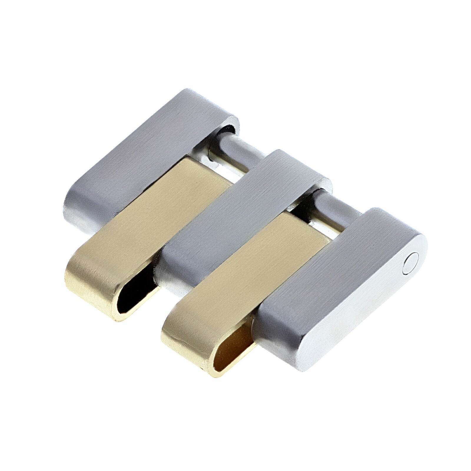 OYSTER QUARTZ 18K/SS TWO TONE WATCH PART LINK FOR ROLEX OYSTER QUARTZ 17013