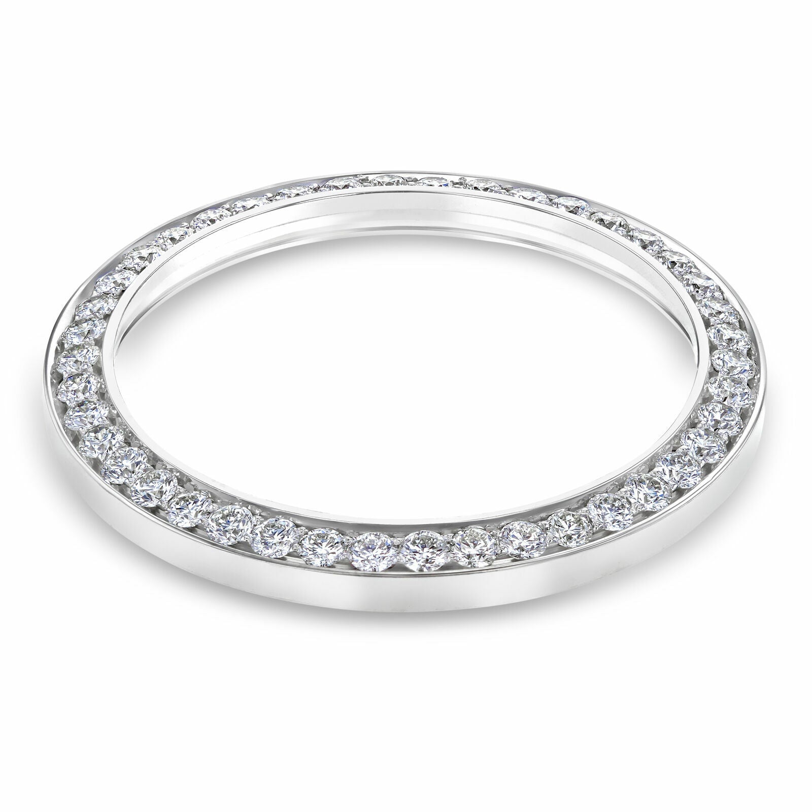 3CT DIAMOND BEZEL 18KW FOR ROLEX DAY DATE 2 41MM 218239, 218349, 218399, 218206