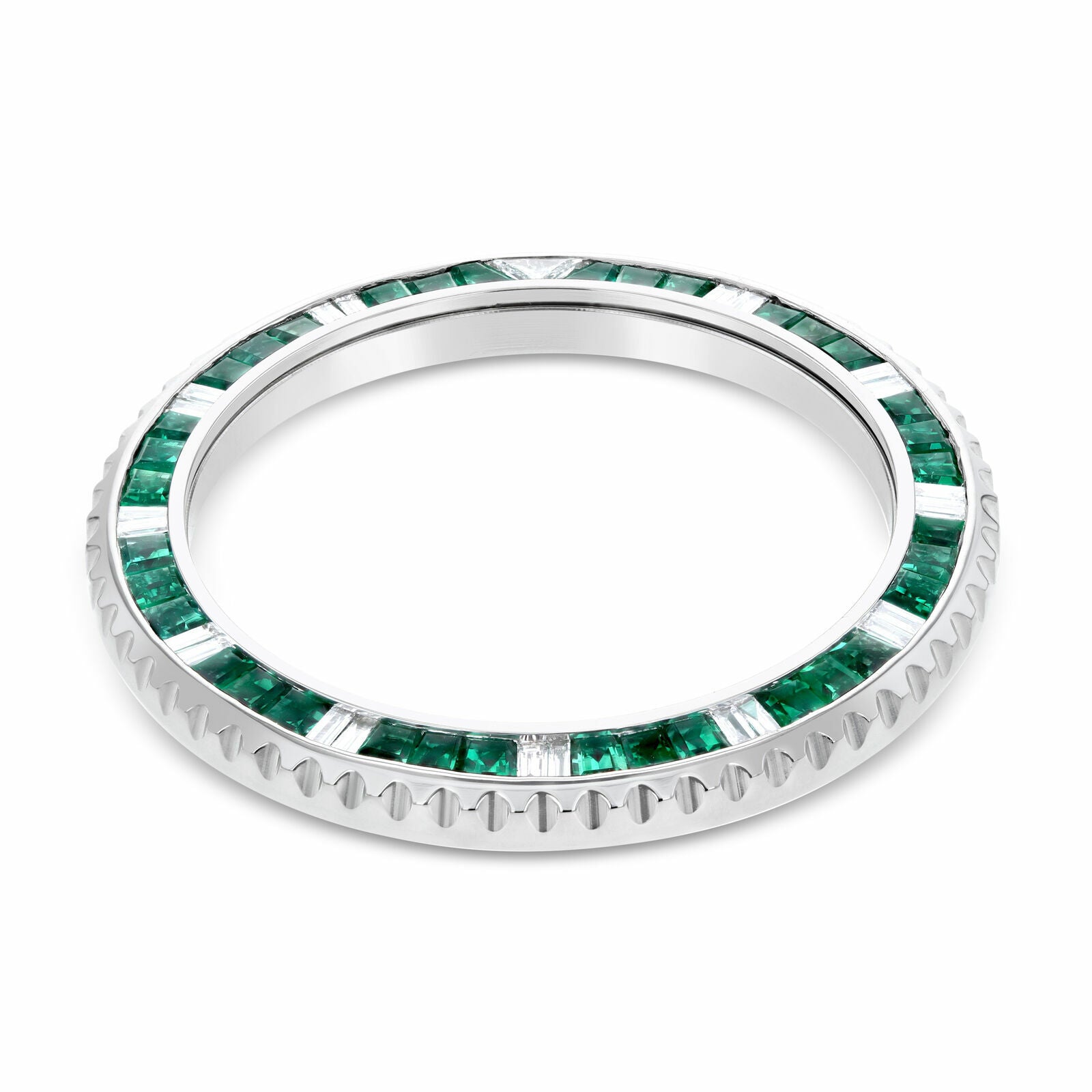 EMERALD & NATURAL DIAMOND BEZEL SPORT MODEL ROLEX SUBMARINER 16610 16800 116610