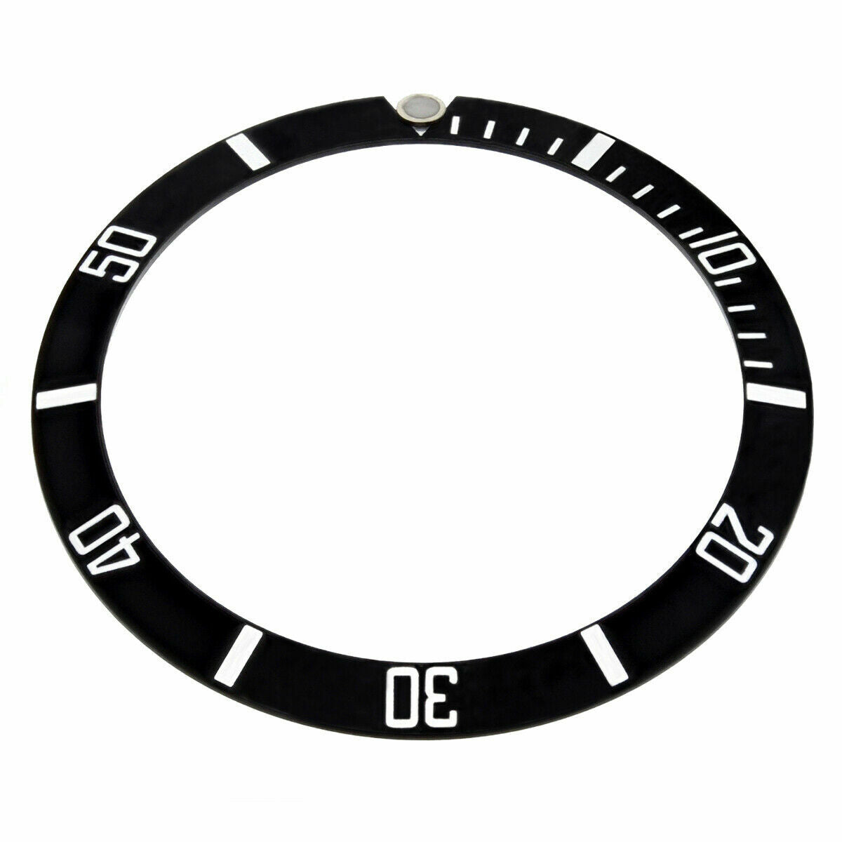 BEZEL INSERT FOR ROLEX PLASTIC SUBMARINER 1680, 5512, 5513, 5517 BLACK