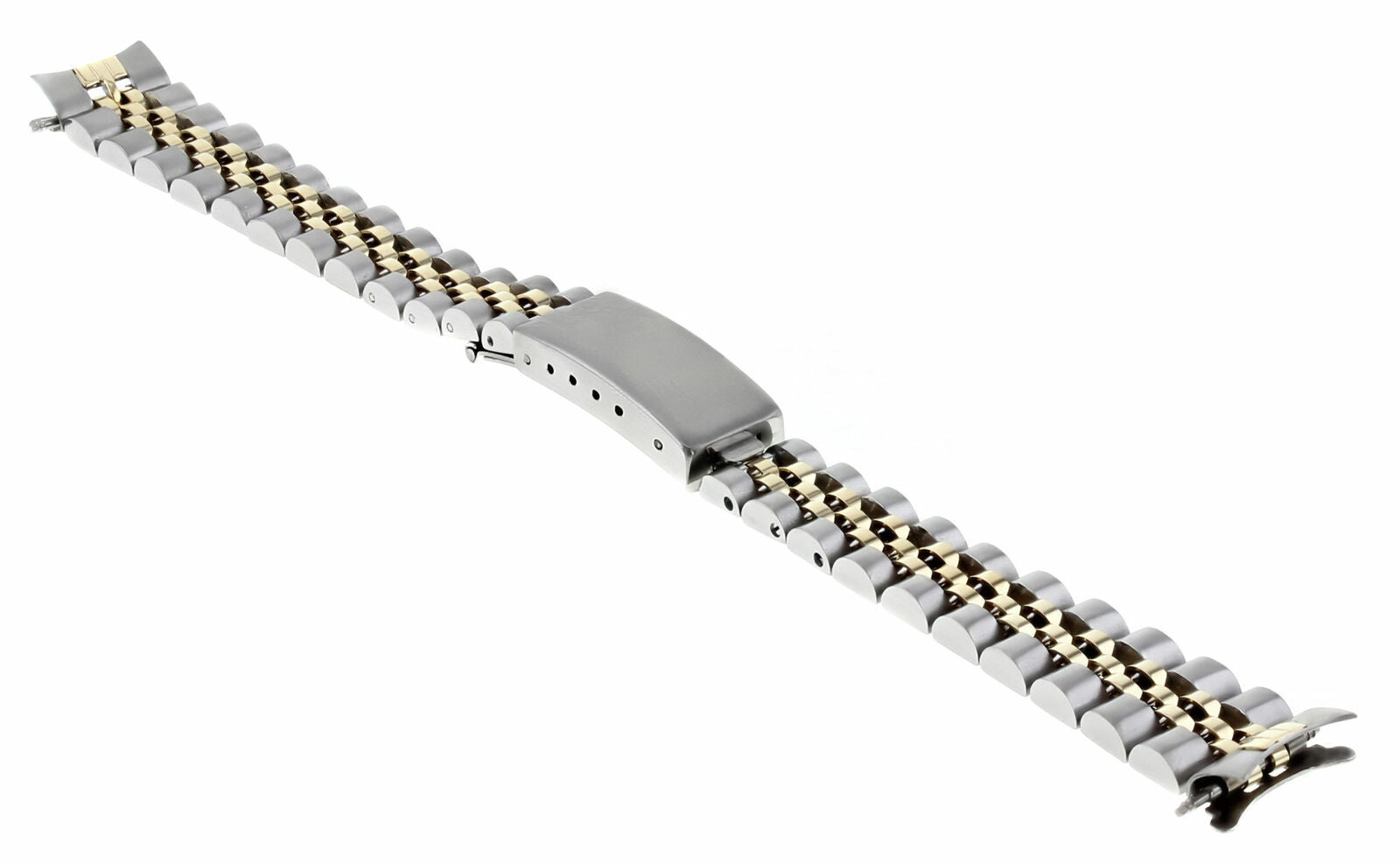 LADIES 14K/SS TWO TONE REPLACEMENT WATCH BAND STRAP FOR ROLEX DATEJUST 26MM