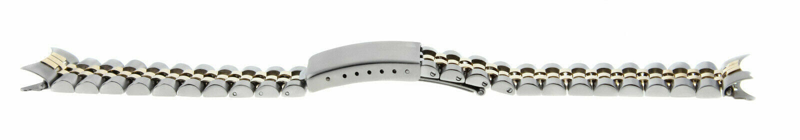 19MM 14K/SS JUBILEE WATCH BAND FOR ROLEX 34MM DATE 15053, 15203, 15223, 15233