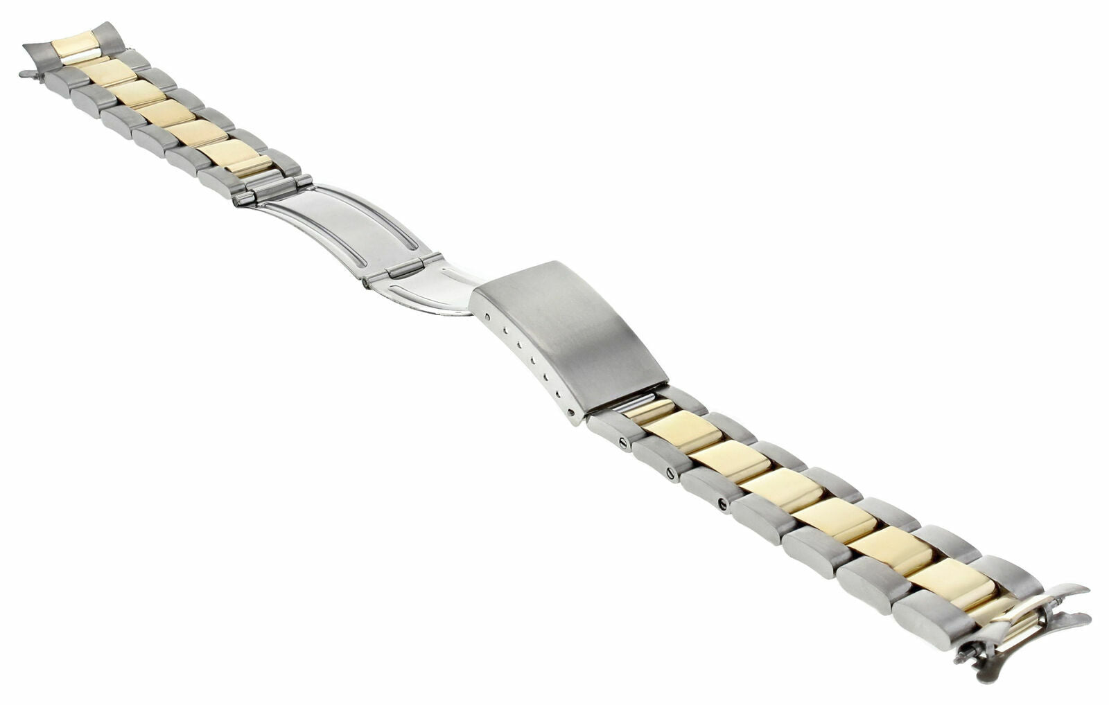 17MM MIDSIZE 18K/SS TWO TONE OYSTER WATCH BAND FOR ROLEX 31MM DATEJUST