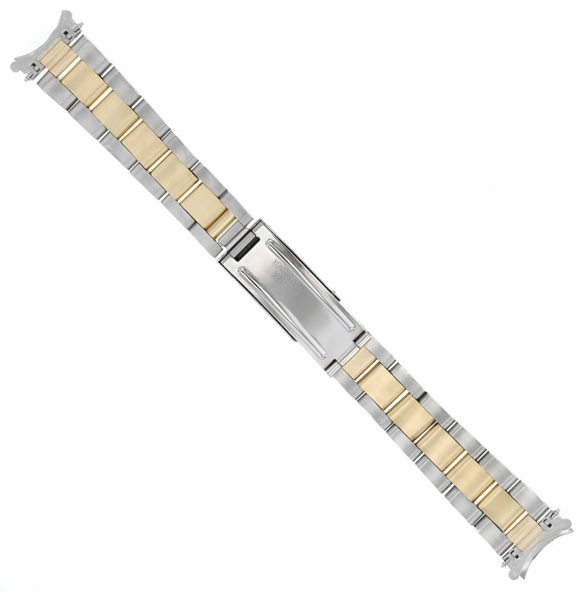 17MM MIDSIZE 18K/SS TWO TONE OYSTER WATCH BAND FOR ROLEX 31MM DATEJUST