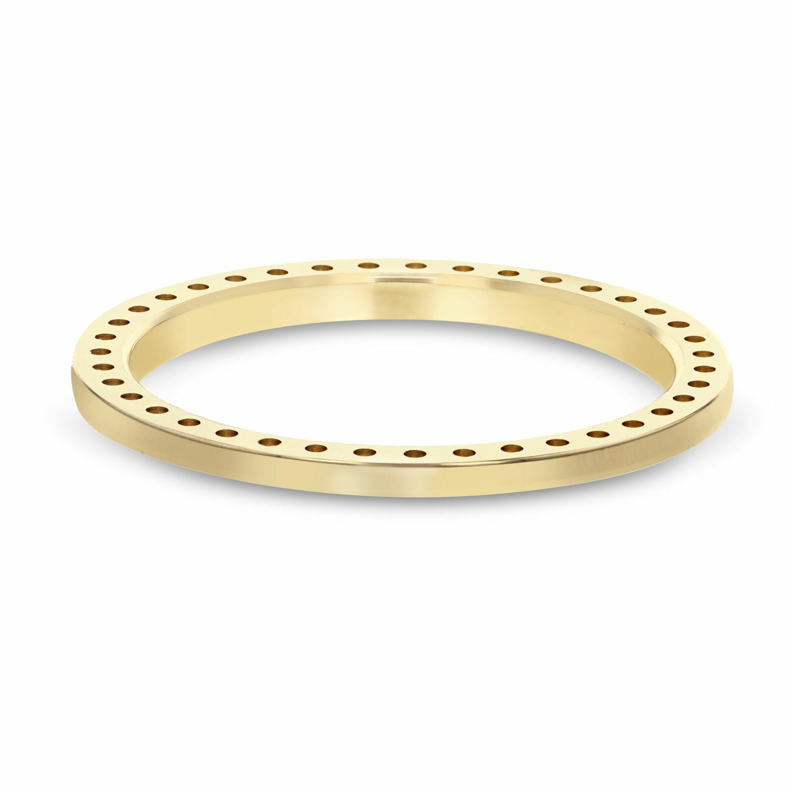LADIES 1CT BEAD SET DIAMOND BEZEL 18KY FOR 26MM ROLEX DATEJUST, PRESIDENT WATCH
