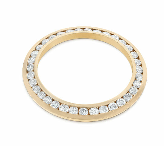 LADIES CHANNEL SET DIAMOND BEZEL FOR ROLEX 26MM DATEJUST, PRESIDENT 1.50CT
