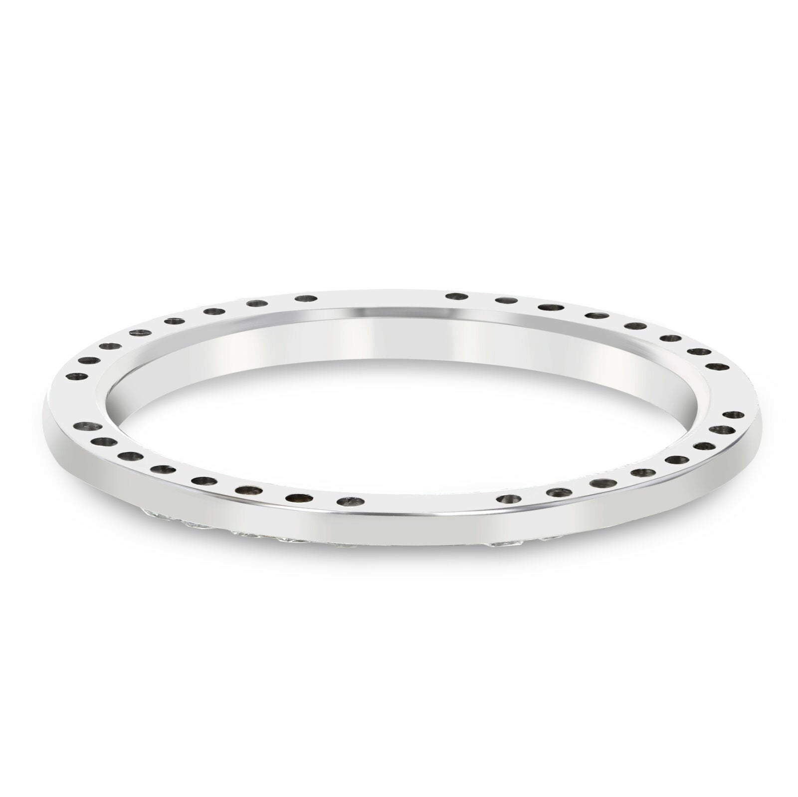 1CT BEAD SET DIAMOND BEZEL 18KW FOR ROLEX DATE, DATEJUST, PRESIDENT WITH RUBIES