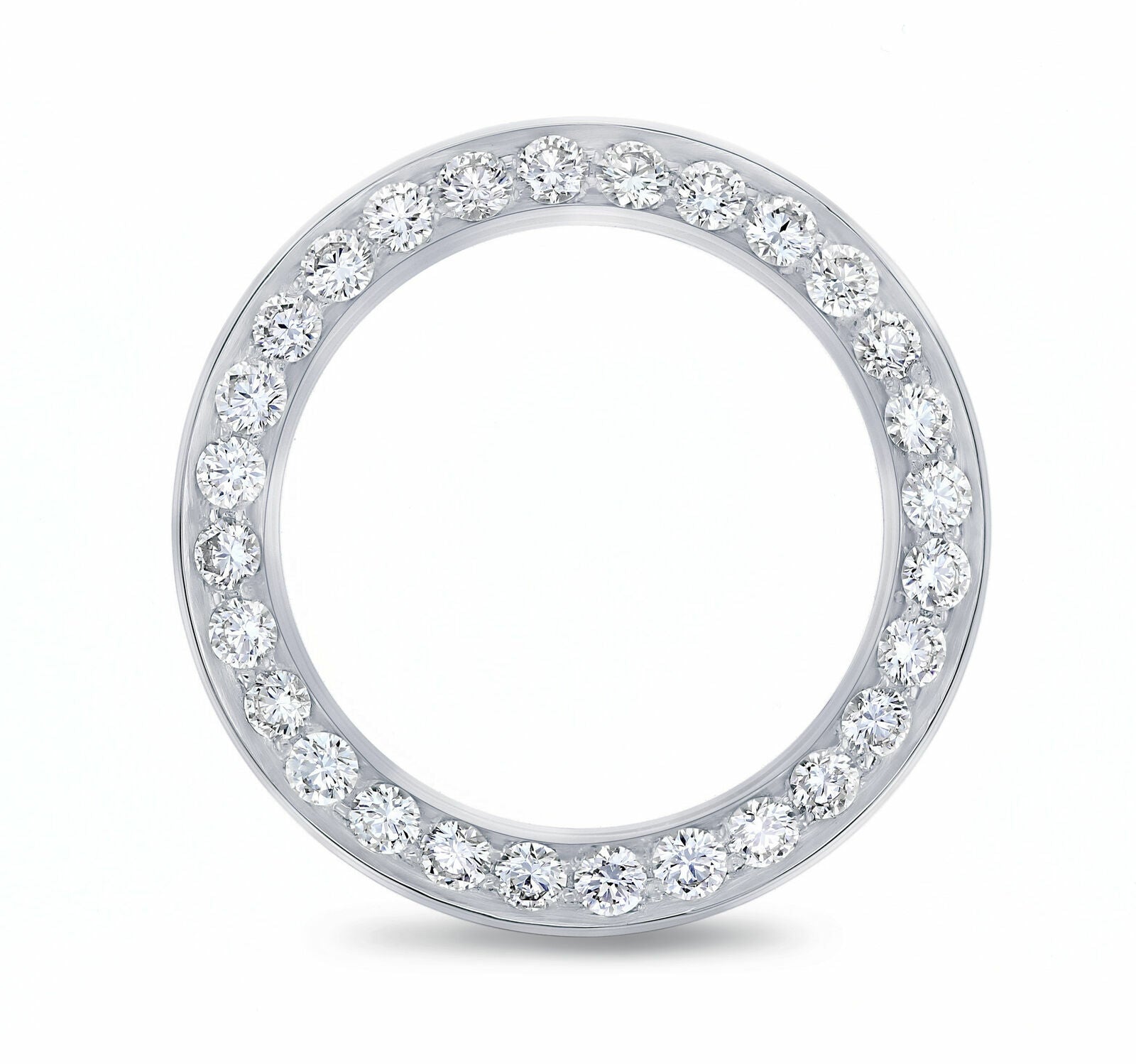 2CT BEAD NATURAL DIAMOND BEZEL 14KW FOR ROLEX DATEJUST 69126 69136 69166 79126