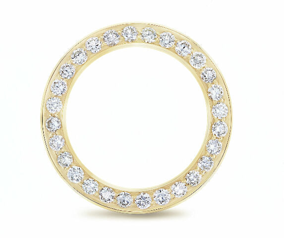 2CT DIAMOND BEZEL MADE FOR LADIES 26MM ROLEX WATCHES DATEJUST, PRESIDENT 14KY