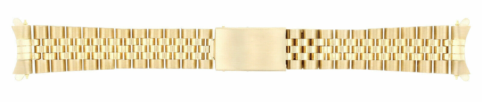 19MM 14K YELLOW GOLD JUBILEE WATCH BAND FOR ROLEX 34MM 15037, 15038, 15238
