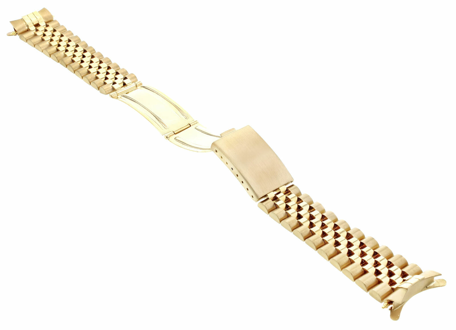 19MM 14K YELLOW GOLD JUBILEE WATCH BAND FOR ROLEX 34MM 15037, 15038, 15238
