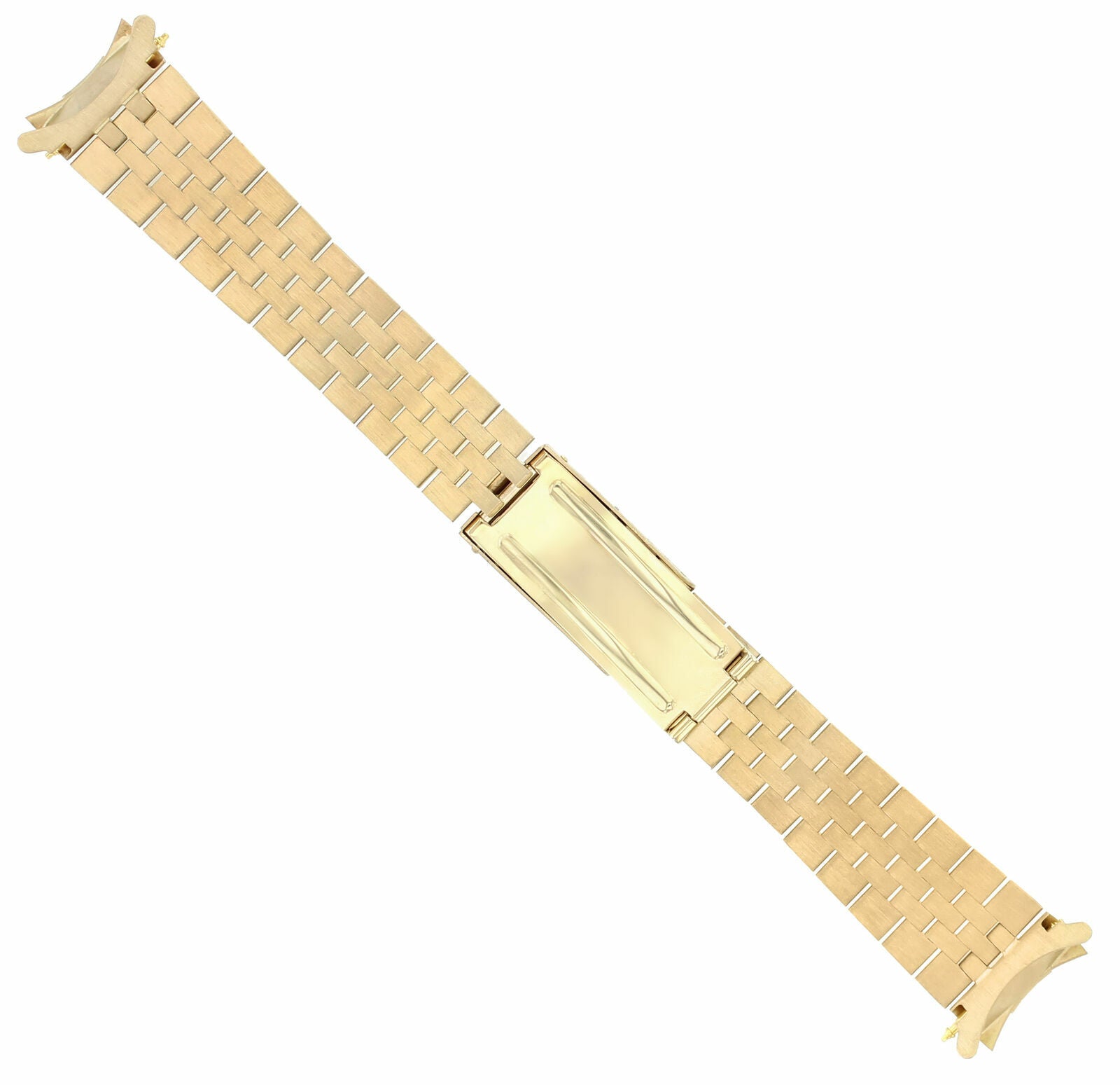19MM 14K YELLOW GOLD JUBILEE WATCH BAND FOR ROLEX 34MM 15037, 15038, 15238