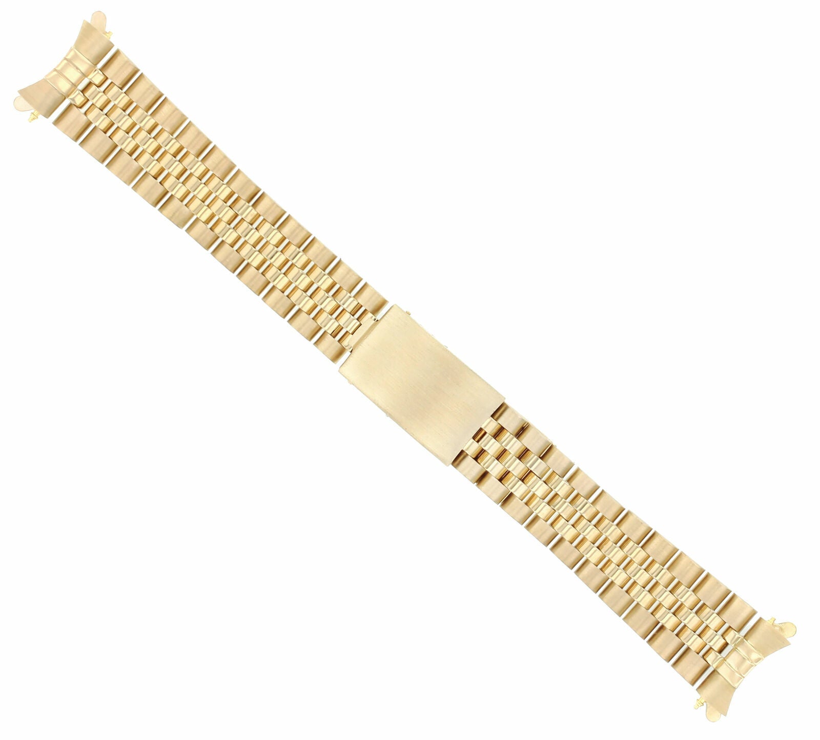19MM 14K YELLOW GOLD JUBILEE WATCH BAND FOR ROLEX 34MM 15037, 15038, 15238
