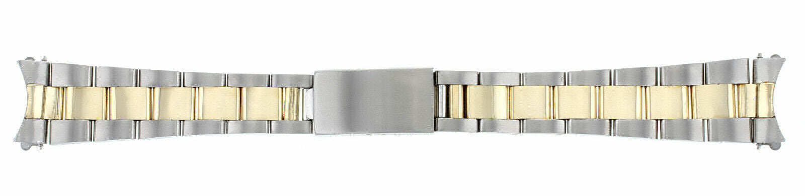 19MM 18K/SS TWO TONE OYSTER WATCH BAND FOR ROLEX DATE 15053, 15203, 15223, 15233