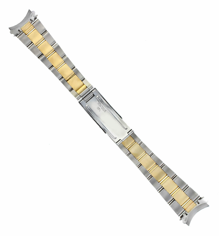 19MM 14K/SS OYSTER WATCH BAND FOR ROLEX 34MM DATE 15053, 15203, 15223, 15233