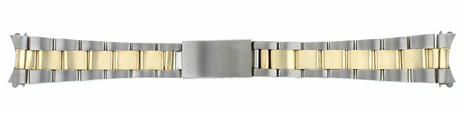 19MM 14K/SS OYSTER WATCH BAND FOR ROLEX 34MM DATE 15053, 15203, 15223, 15233