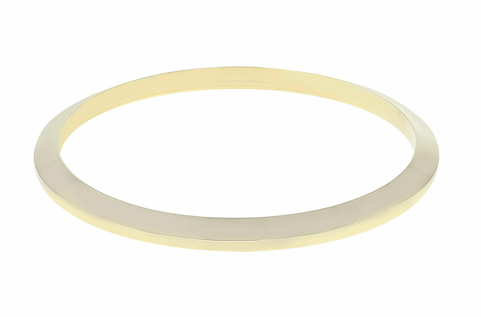 18K YELLOW GOLD SMOOTH BEZEL PART FOR ROLEX DATEJUST, PRESIDENT DAY DATE 36MM