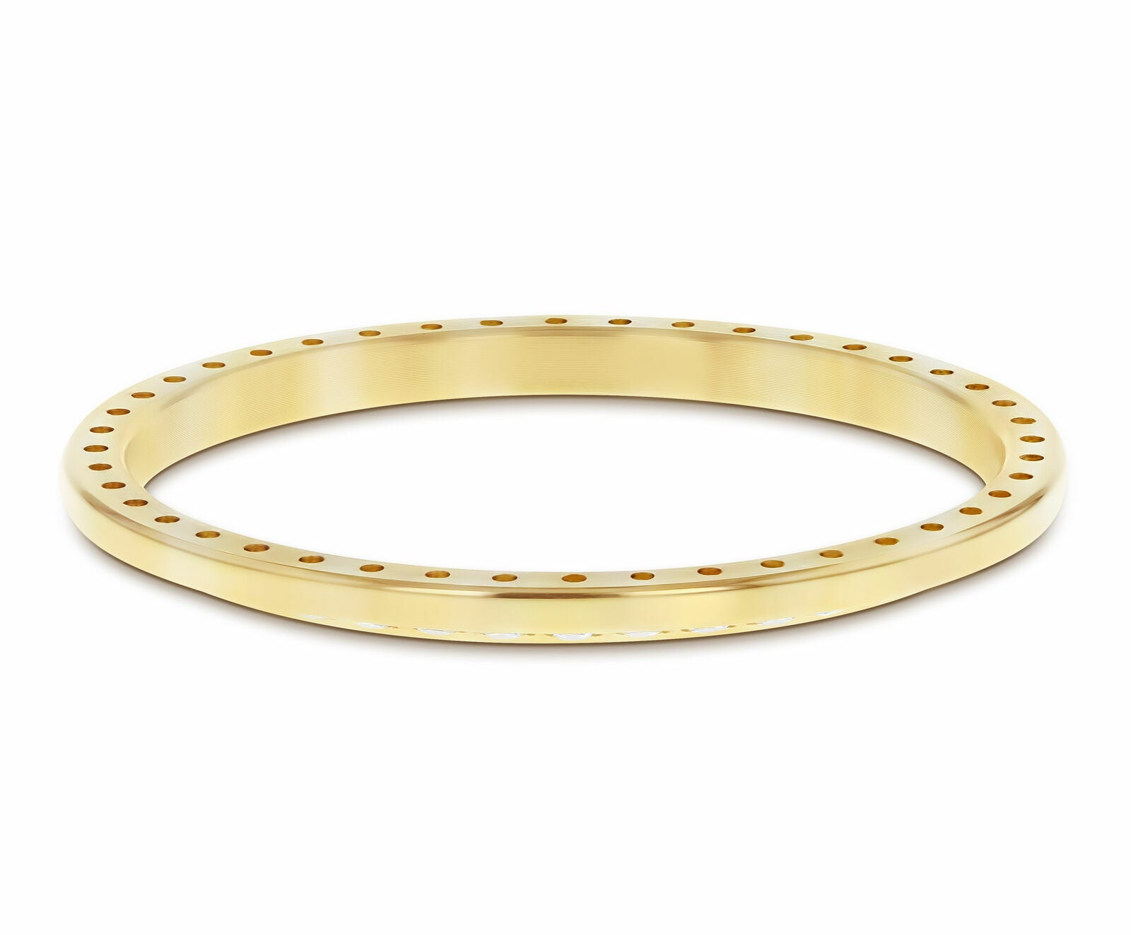 MENS 1CT BEAD SET PAVE SET DIAMOND BEZEL 14K YELLOW GOLD FOR ROLEX 34MM DATE