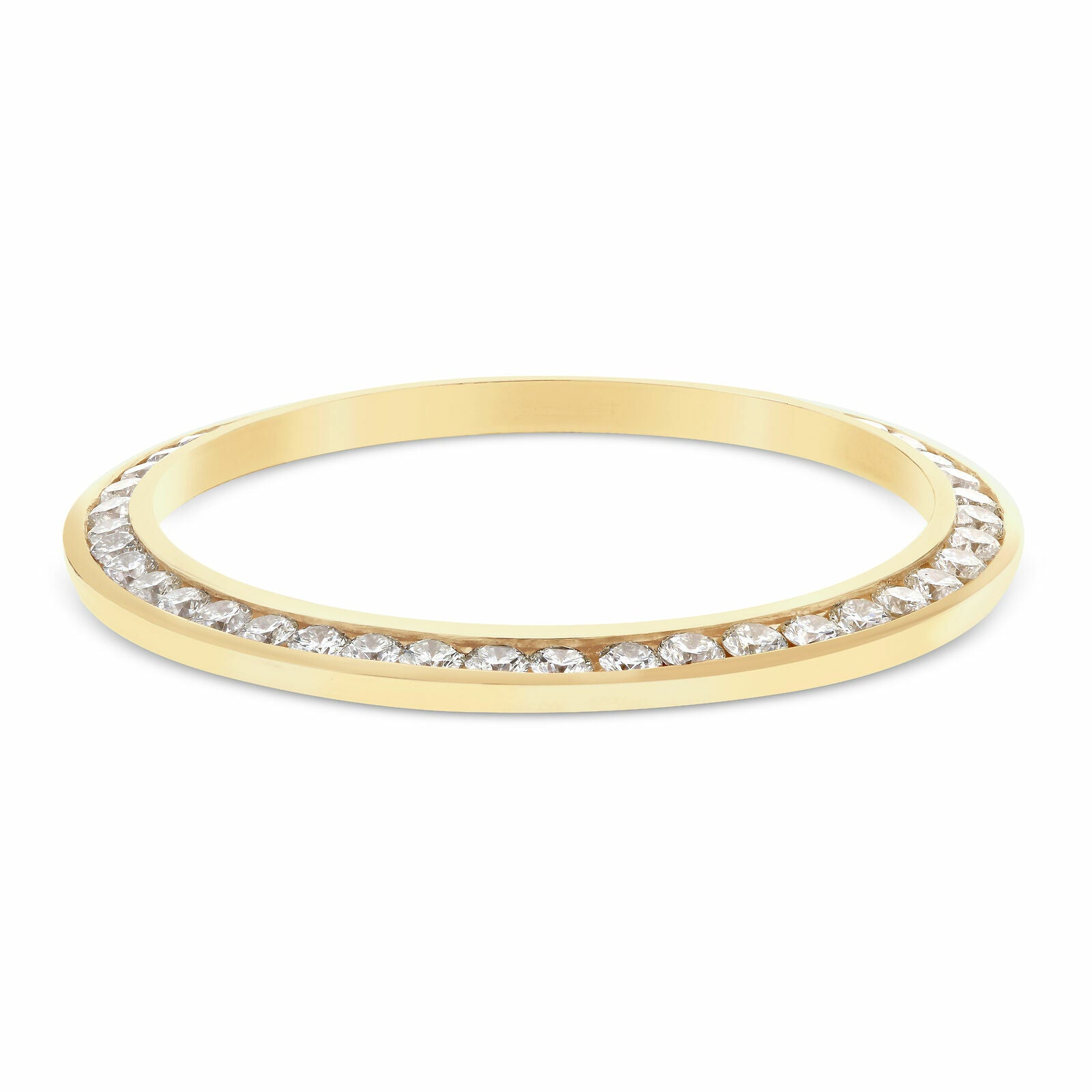 2.30CT CHANNEL NATURAL DIAMOND BEZEL 18KY FOR ROLEX 36MM 1803 18038 18048 18078