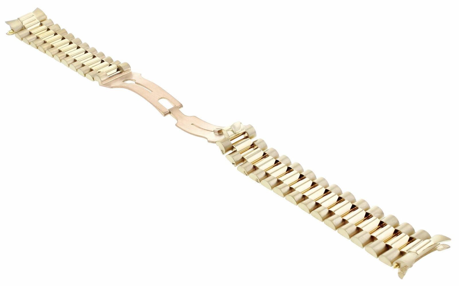 19MM 14K YELLOW GOLD PRESIDENT WATCH BAND FOR ROLEX 34MM DATE 15037, 15038, 1523