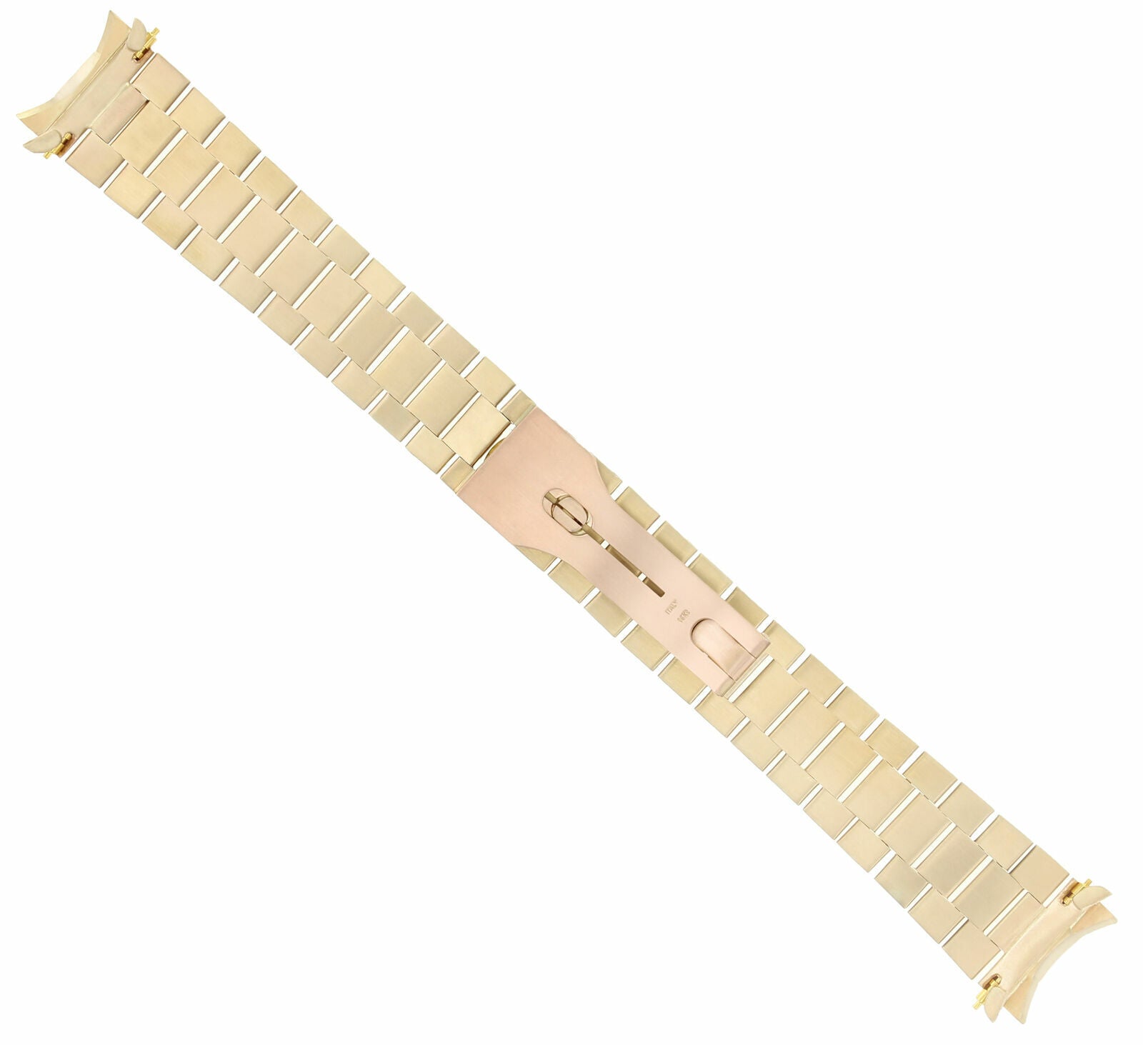 19MM 14K YELLOW GOLD PRESIDENT WATCH BAND FOR ROLEX 34MM DATE 15037, 15038, 1523