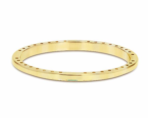 36MM 1CT BEAD SET DIAMOND BEZEL 18KY FOR ROLEX DATEJUST, PRESIDENT WITH EMERALDS