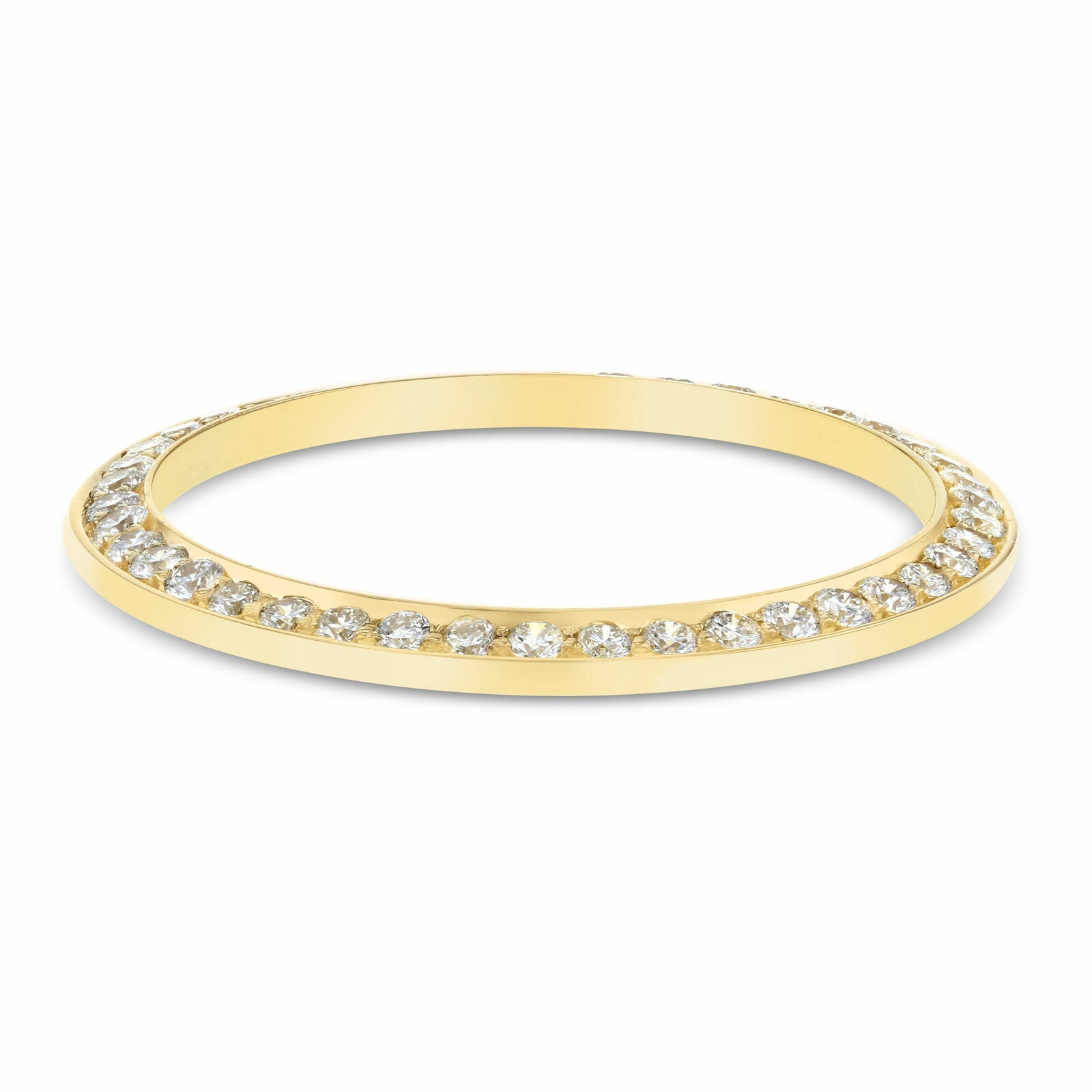 2CT BEAD NATURAL DIAMOND BEZEL 14KY FOR ROLEX DATEJUST WATCH 16018 16078 16238