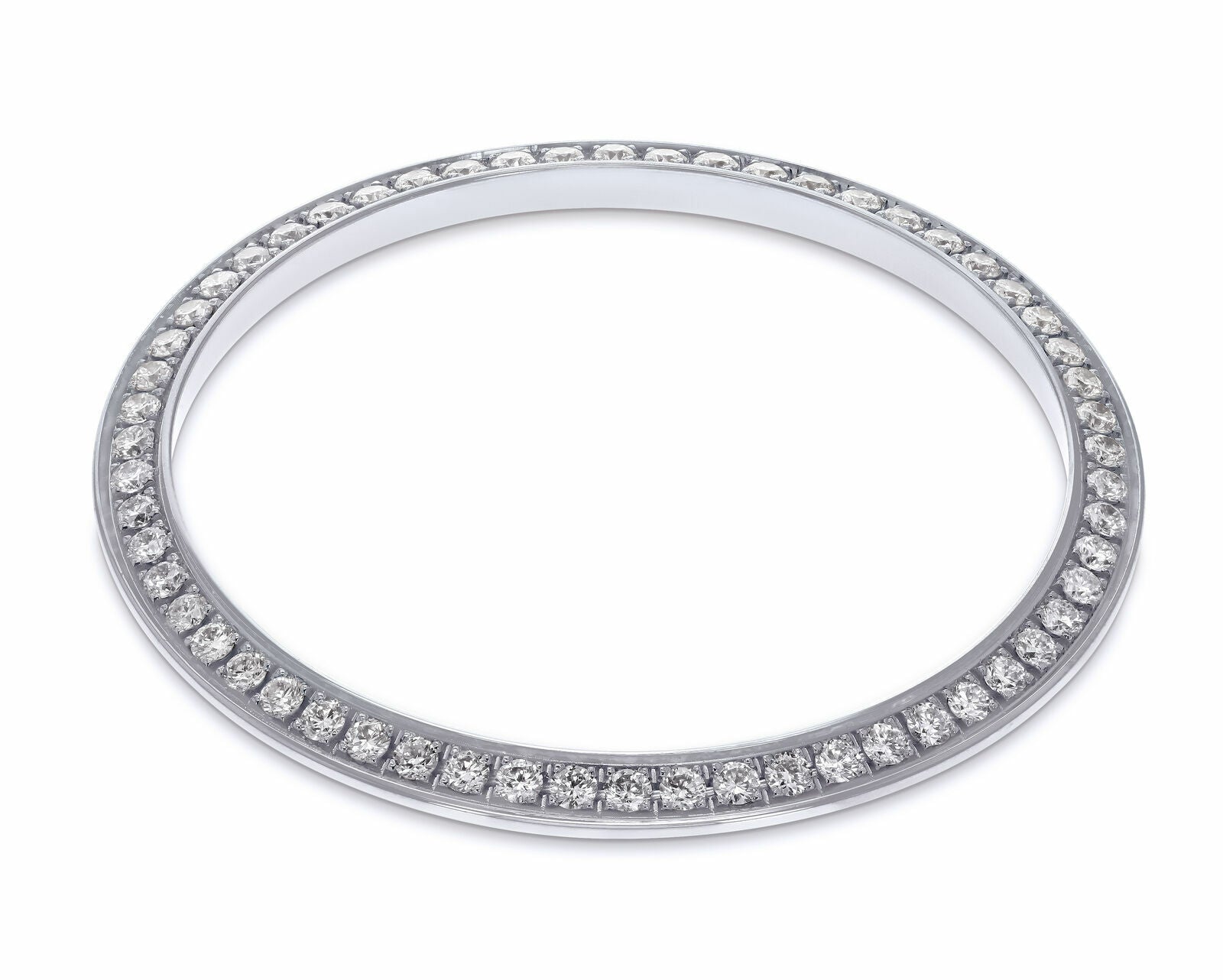 STEEL DIAMOND BEZEL FOR DATEJUST ROLEX 16000, 16014, 16030, 16200, 16220, 16234