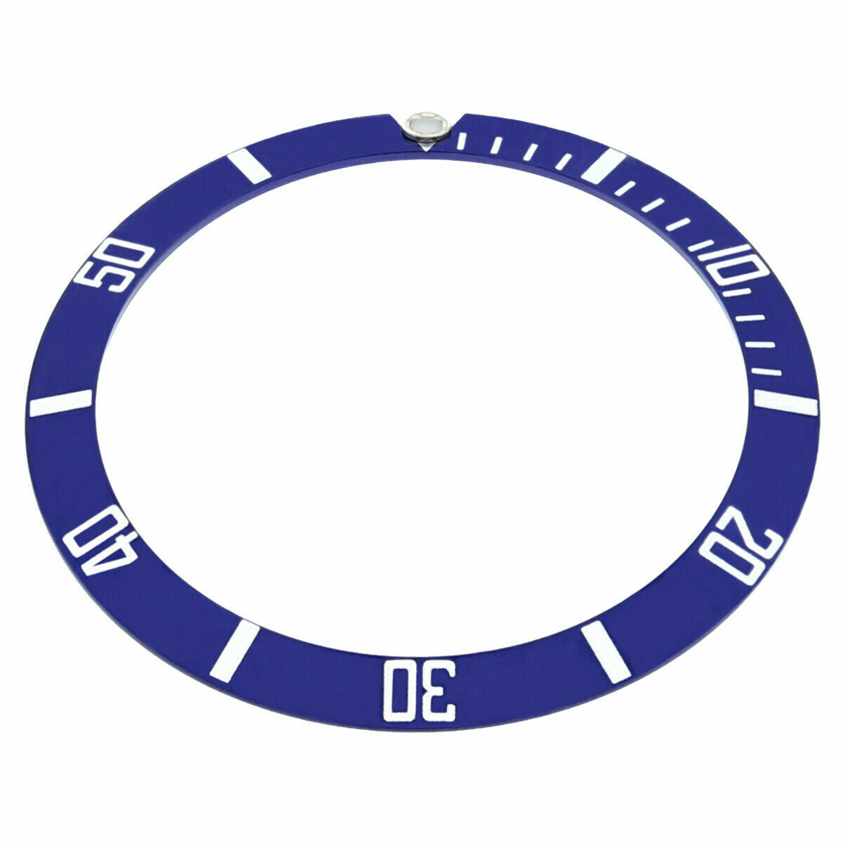 SUBMARINER BEZEL INSERT FOR ROLEX NO DATE STEEL SUBMARINER 14060, 14060M BLUE