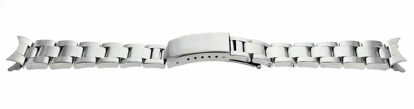 STAINLESS STEEL OYSTER WATCH BAND STRAP FOR ROLEX DATEJUST 20MM ALL POLISH 16000
