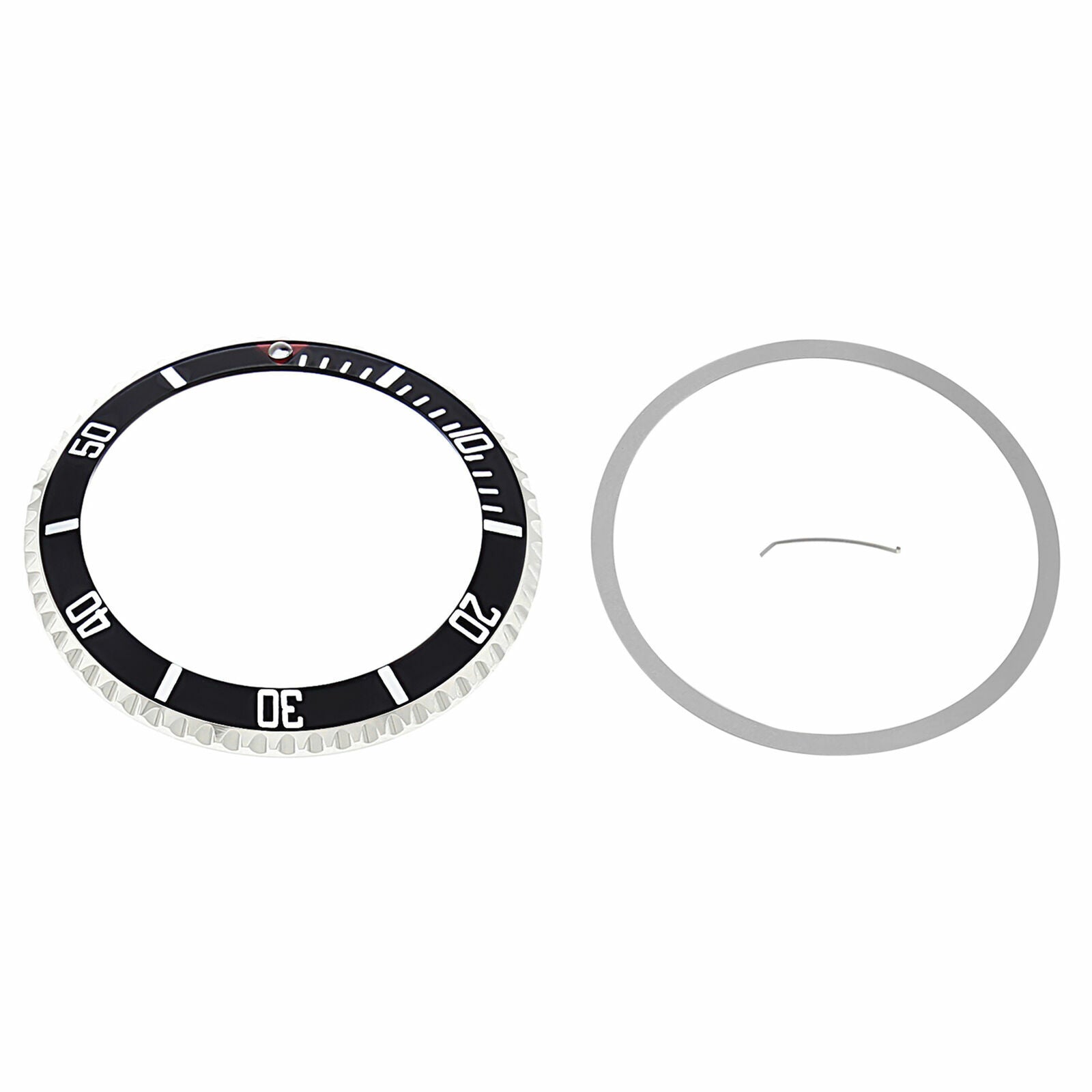BEZEL & INSERT ROTATING KIT FOR ROLEX SUBMARINER 16610LV 16613 16803 16618 BLACK