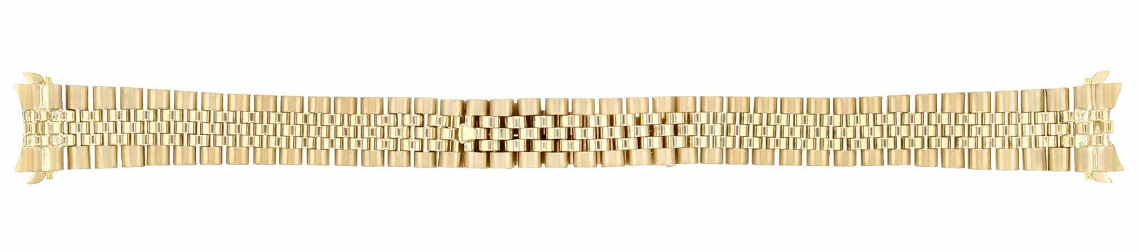 13MM 18K YELLOW GOLD JUBILEE WATCH BAND FOR ROLEX 26MM DATEJUST, PRESIDENT 48 GR