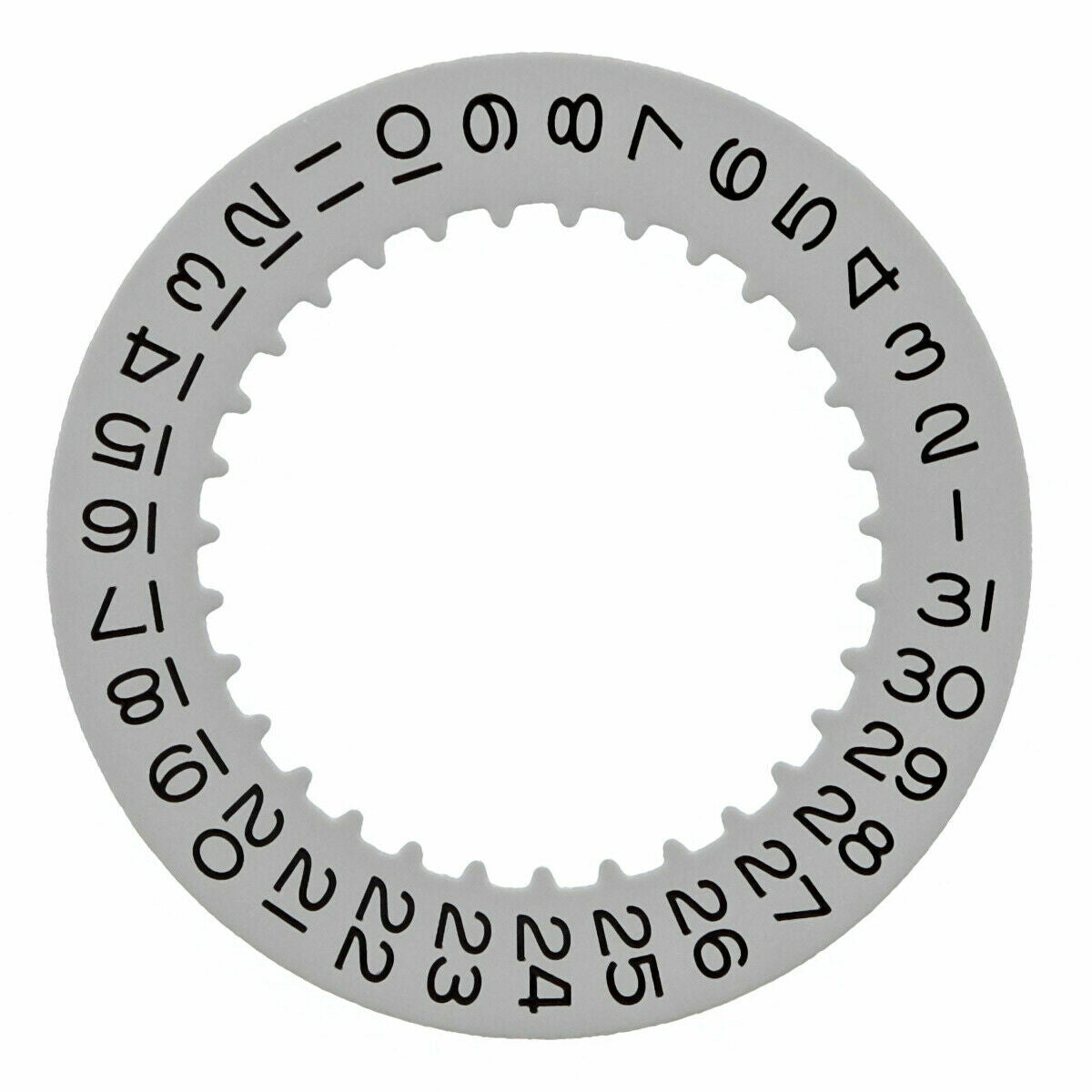 DATE DISC FOR ROLEX 3135-3155 MOVEMENT GREY SILVER COLOR UNIQUE COLOR