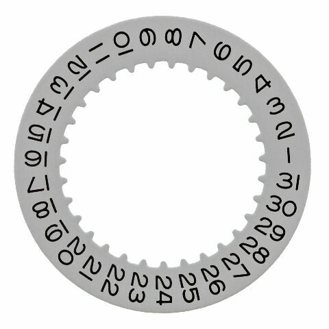 DATE DISC FOR ROLEX 3135-3155 MOVEMENT GREY SILVER COLOR UNIQUE COLOR