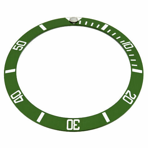 SUBMARINER BEZEL INSERT FOR ROLEX PLASTIC MODEL SUBMARINER 1680, 1665 5512 GREEN