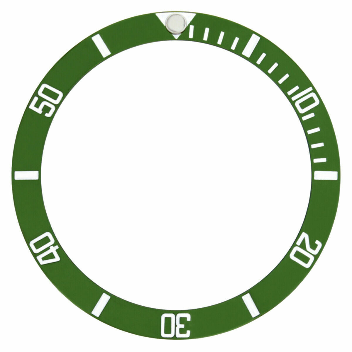 SUBMARINER BEZEL INSERT FOR ROLEX PLASTIC MODEL SUBMARINER 1680, 1665 5512 GREEN