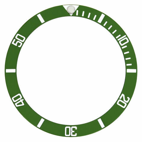 SUBMARINER BEZEL INSERT FOR ROLEX PLASTIC MODEL SUBMARINER 1680, 1665 5512 GREEN