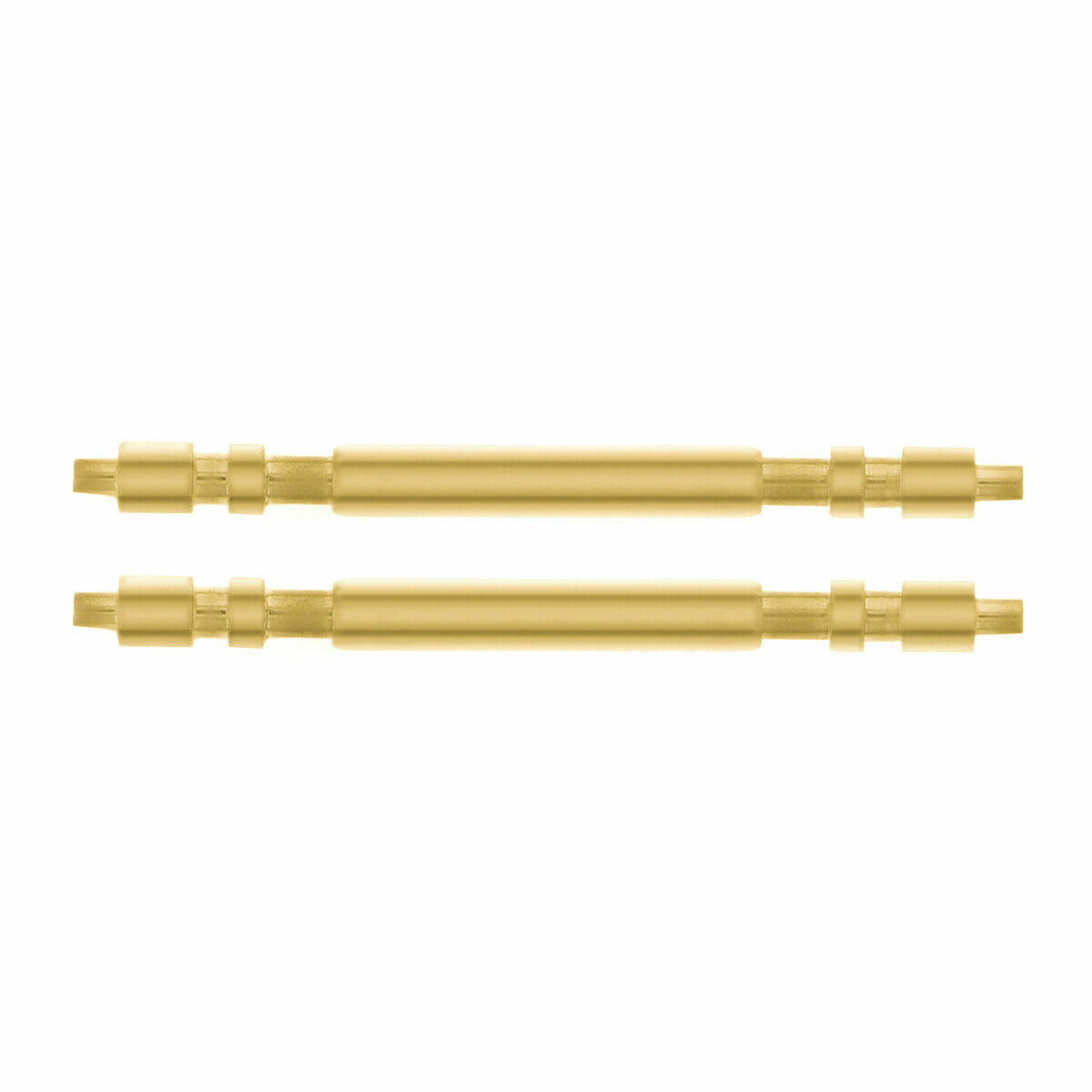 2PCS GOLD SPRING BAR FOR 34MM ROLEX PRESIDENT WATCH STRAP BAND BRACELET 19MM