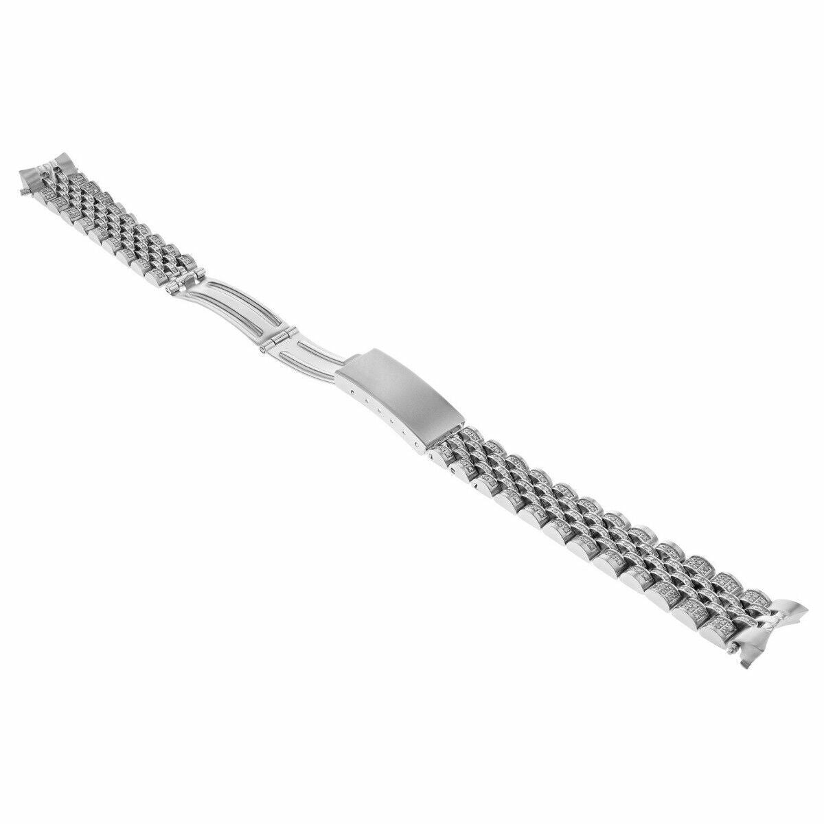 13MM S.STEEL NATURAL DIAMOND JUBILEE WATCH BAND FOR ROLEX DJ 69079 69089 69139