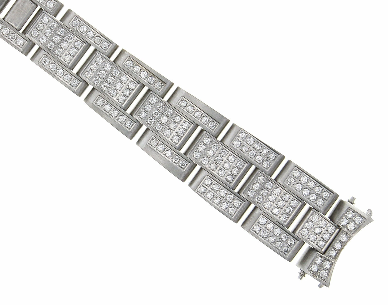 13MM STEEL 2.85CT NATURAL DIAMOND OYSTER WATCH BAND ROLEX 26MM 69159 69179 69279