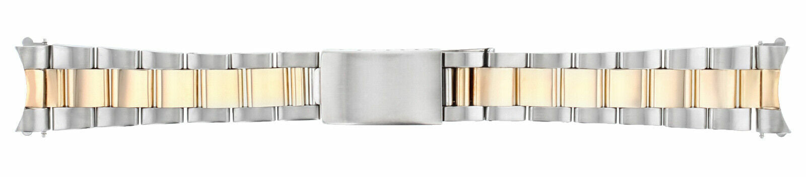 20MM 18K/SS TWO TONE ROSE GOLD OYSTER WATCH BAND FOR ROLEX 20MM DATEJUST 36MM