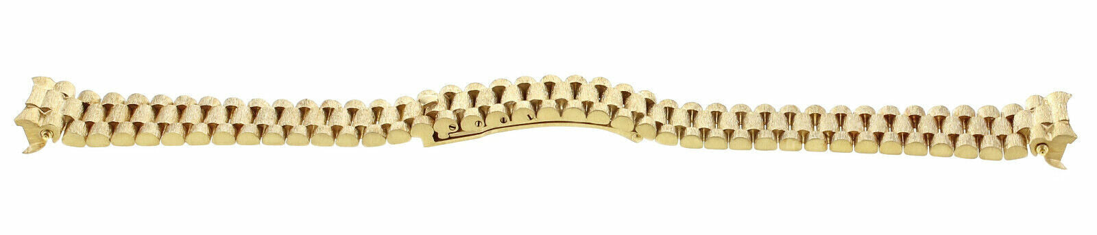 13MM 18K YELLOW GOLD PRESIDENT WATCH BAND FOR ROLEX 26MM PRESIDENT ALL BARK