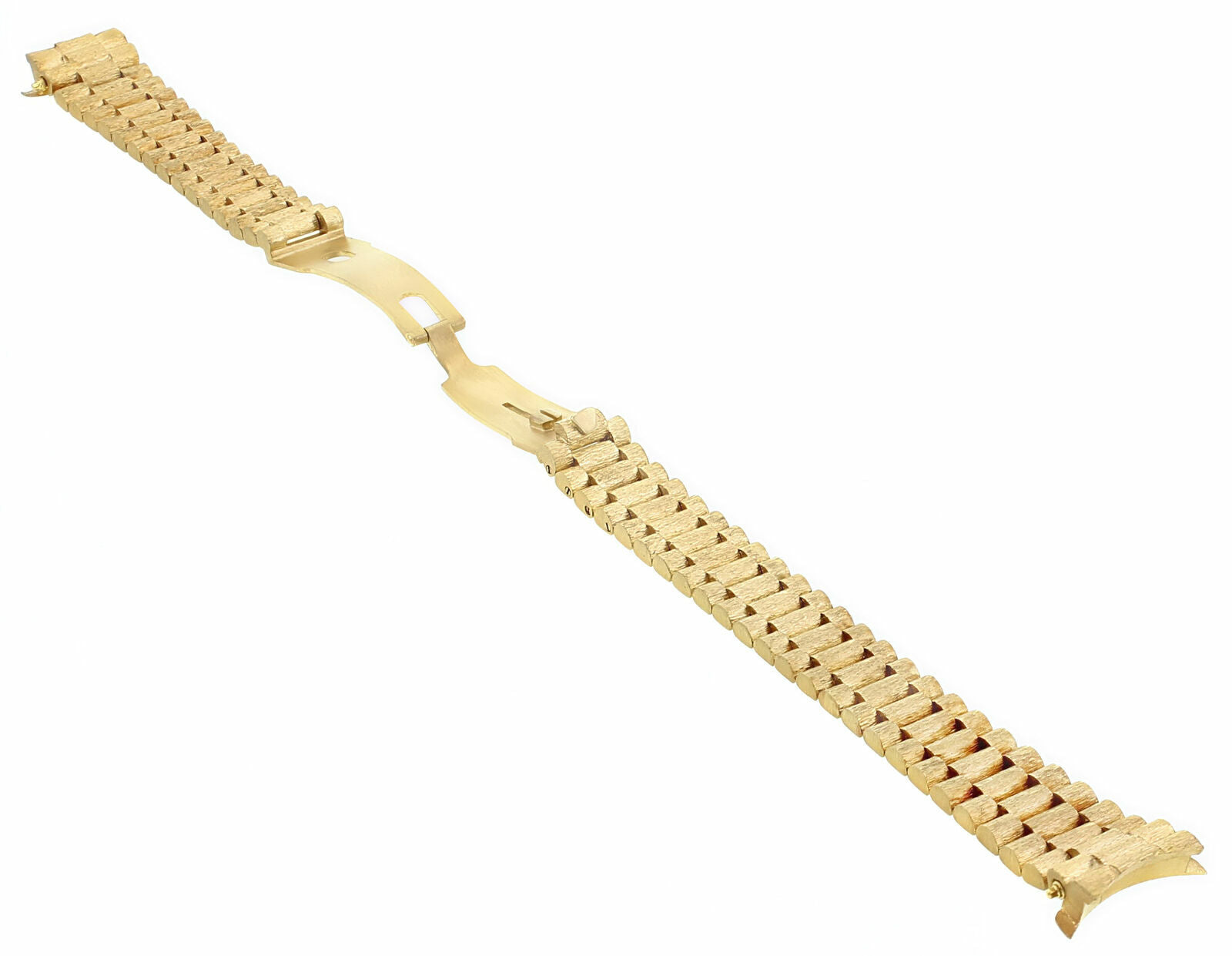 13MM 18K YELLOW GOLD PRESIDENT WATCH BAND FOR ROLEX 26MM PRESIDENT ALL BARK