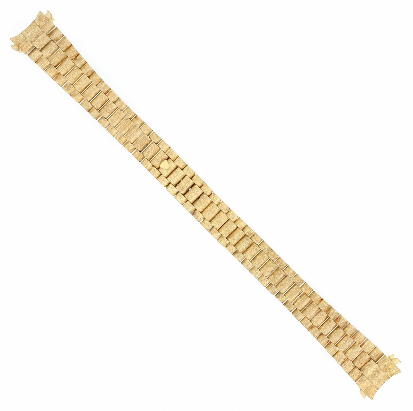 13MM 18K YELLOW GOLD PRESIDENT WATCH BAND FOR ROLEX 26MM PRESIDENT ALL BARK
