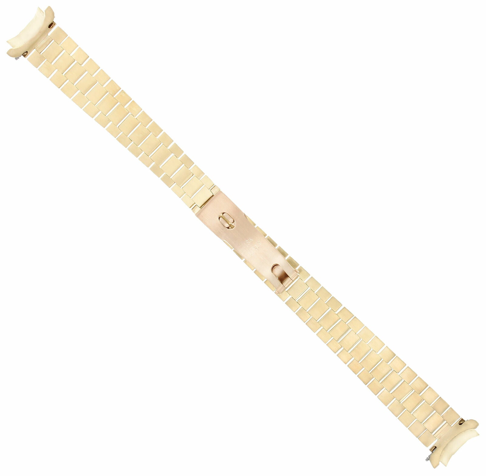 13MM 18K YELLOW GOLD ALL DIAMOND PRESIDENT WATCH BAND FOR 26MM ROLEX DATEJUST