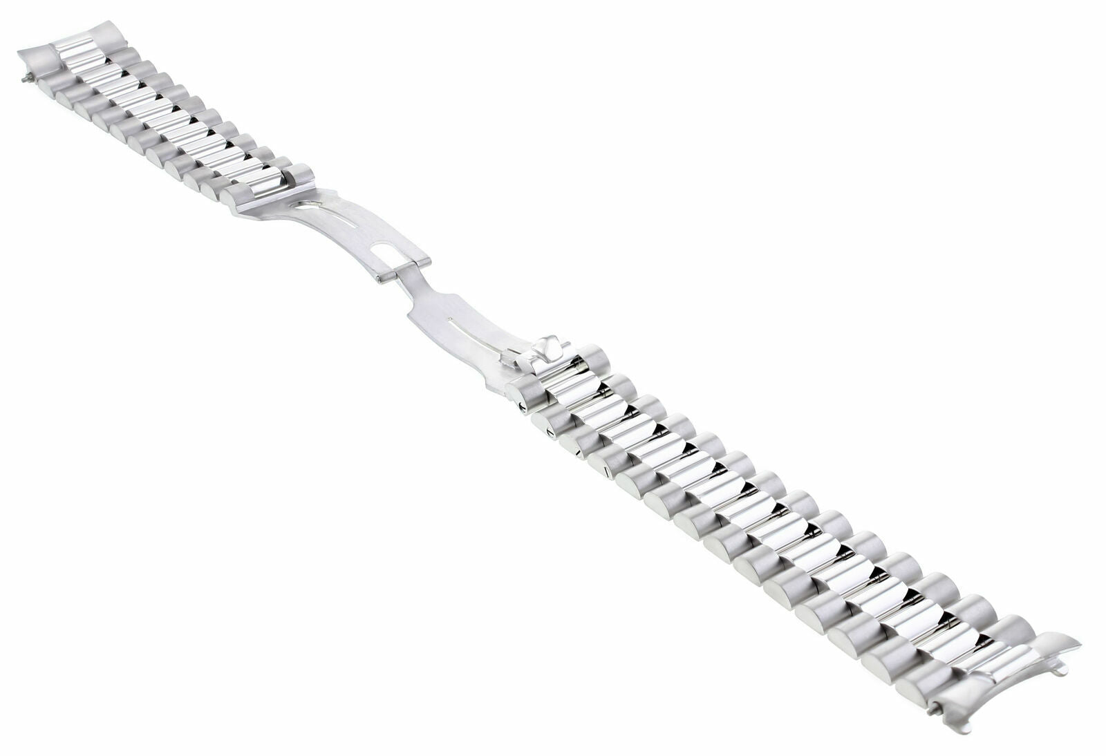 20MM 14K WHITE GOLD WATCH BAND STRAP FOR ROLEX DAY-DATE 36MM 1800 SERIES