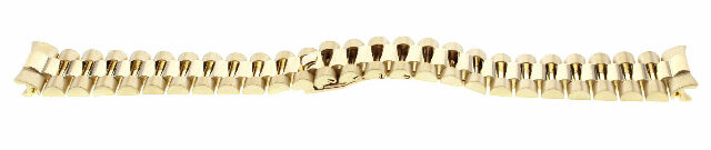 20MM 18KY PRESIDENT BAND ALL SOLID LINKS FOR 36MM DAY-DATE PRESIDENT 120 GRAMS